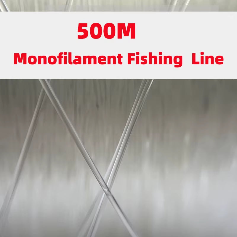 0.6/0.7/0.8/0.9/1.0Mm Big Size Fishing Line 500M 100M Monofilament Sea Fishing Nylon Fishing Line Thick Fishing Fishing Supplies