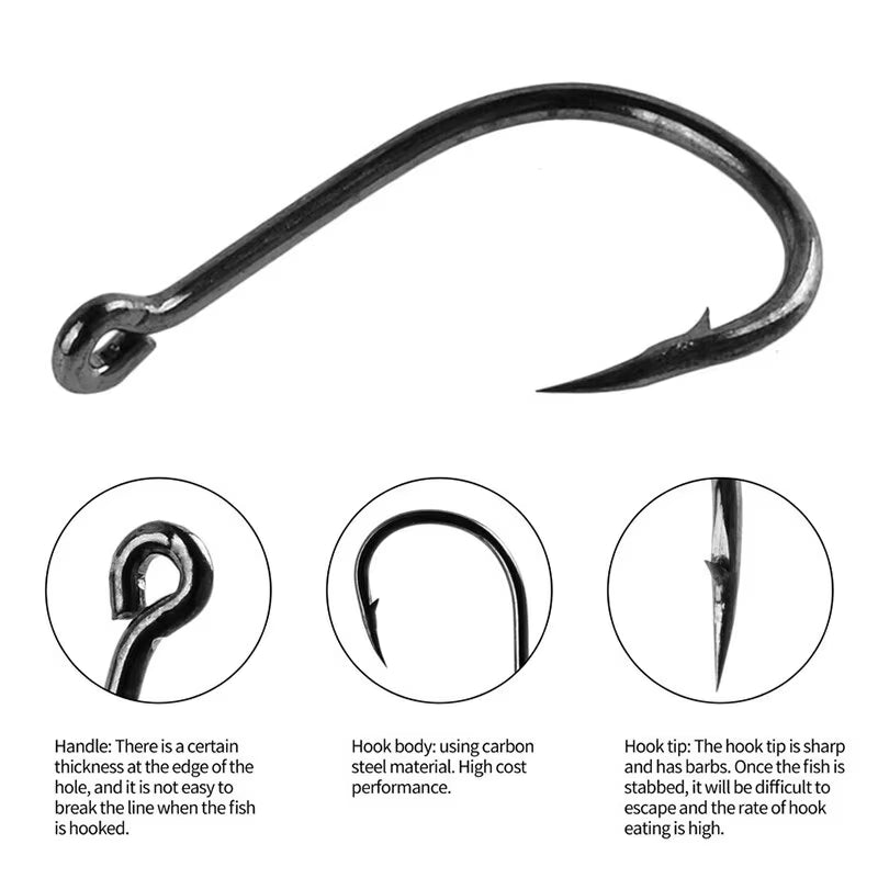 100PCS Fishing Hook Multi-Pack
