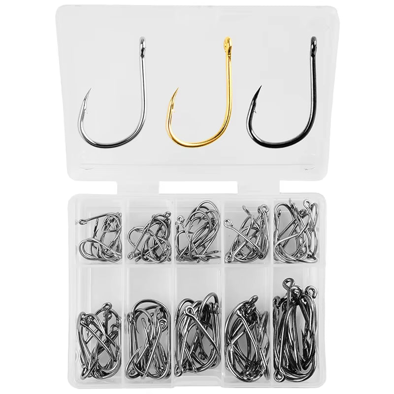 100PCS Fishing Hook Multi-Pack