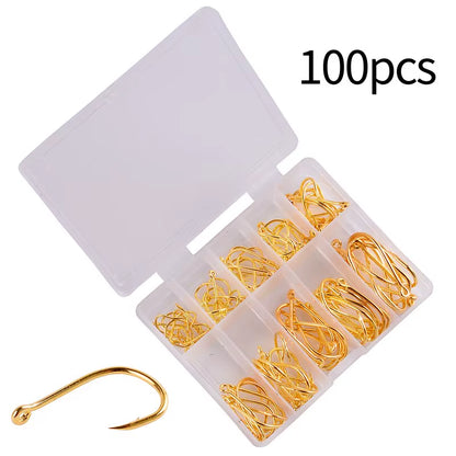 100PCS Fishing Hook Multi-Pack