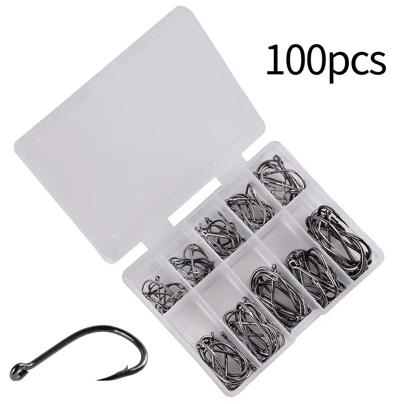 100PCS Fishing Hook Multi-Pack
